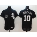 Chicago White Sox #10 Yoan Moncada Black Flexbase Stitched Jersey