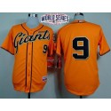 Giants #9 Brandon Belt Orange Cool Base W 2014 World Series Patch Stitched Jersey