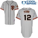 Giants #12 Joe Panik Grey Road 2 Cool Base Stitched Jersey