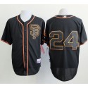 Giants #24 Willie Mays Black Alternate Cool Base Stitched Jersey
