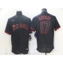 Los Angeles Angels #17 Shohei Ohtani Black Flex Base Stitched Jersey