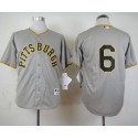 Pirates #6 Starling Marte Grey 1953 Turn Back The Clock Stitched Jersey