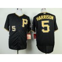 Pirates #5 Josh Harrison Black Cool Base Stitched Jersey