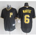 Pirates #6 Starling Marte Black New Cool Base Stitched Jersey