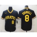 Pittsburgh Pirates #8 Willie Stargell Black Cool Base Stitched Jersey