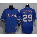 Rangers #29 Adrian Beltre Blue Flexbase Authentic Collection Stitched Jersey