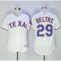 Rangers #29 Adrian Beltre White Flexbase Authentic Collection Stitched Jersey
