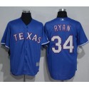 Rangers #34 Nolan Ryan Blue New Cool Base Stitched Jersey