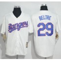 Rangers #29 Adrian Beltre White Cooperstown Stitched Jersey