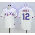 Rangers #12 Rougned Odor White Cool Base Stitched Jersey