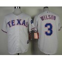 Rangers #3 Russell Wilson White Cool Base Stitched Jersey