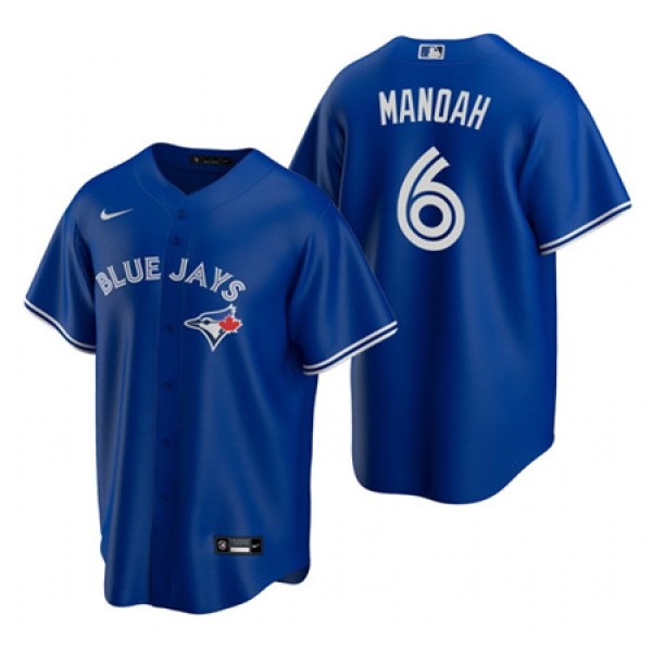Toronto Blue Jays #6 Alek Manoah Royal Cool Base Stitched Jersey