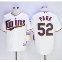 Twins #52 Byung-Ho Park White Home Cool Base Stitched Jersey