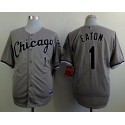 White Sox #1 Adam Eaton Grey Cool Base Stitched Jersey