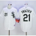 White Sox #21 Todd Frazier White Cool Base Stitched Jersey
