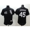 White Sox #45 Michael Jordan Black Flexbase Authentic Collection Stitched Jersey