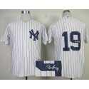 Yankees #19 Masahiro Tanaka White Autographed Stitched Jersey