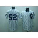 Yankees #52 C.C. Sabathia White GMS The Boss Stitched Jersey