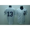 Yankees #13 Alex Rodriguez White GMS The Boss Stitched Jersey