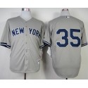 Yankees #35 Michael Pineda Grey Stitched Jersey