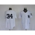 Yankees #34 Brian McCann White Stitched Jersey