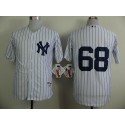 Yankees #68 Dellin Betances White Stitched Jersey