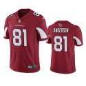 Arizona Cardinals #81 Robbie Anderson Red Vapor Untouchable Stitched Football Jersey