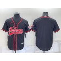 Atlanta Falcons Blank Black Cool Base Stitched Baseball Jersey