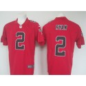 Atlanta Falcons #2 Matt Ryan Red Limited Rush Stitched Nike Jersey