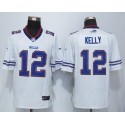 Bills #12 Jim Kelly White Stitched Limited Nike Jersey
