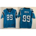 Carolina Panthers #89 Steve Smith Blue Game Jersey