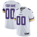 Vikings Customized White Vapor Untouchable Limited Stitched Jersey