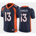 Denver Broncos #13 KJ Hamler Navy Vapor Untouchable Limited Stitched Jersey