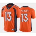 Denver Broncos #13 KJ Hamler Orange Vapor Untouchable Limited Stitched Jersey