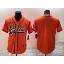 Denver Broncos Blank Orange Stitched Jersey