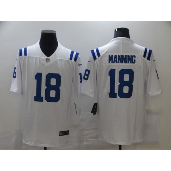 Indianapolis Colts #18 Peyton Manning White Vapor Untouchable Limited Stitched Jersey