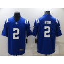 Indianapolis Colts #2 Matt Ryan Blue Vapor Untouchable Limited Stitched Jersey