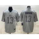 Las Vegas Raiders #13 Hunter Renfrow Gray Atmosphere Fashion Stitched Jersey