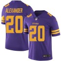 Vikings #20 Mackensie Alexander Purple Stitched Limited Rush Nike Jersey