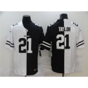 Washington Football Team #21 Sean Taylor Black White Split 2020 Stitched Jersey