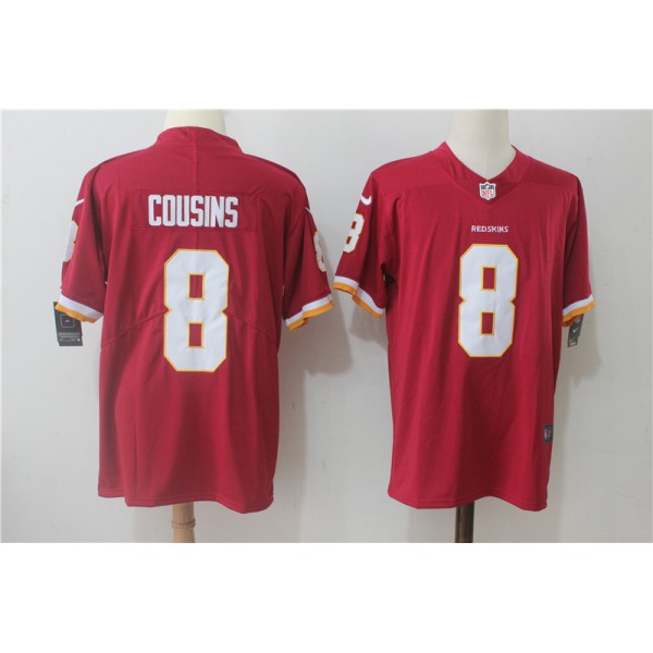 Washington Redskins #8 Kirk Cousins Red Alternate Stitched Vapor Untouchable Limited Nike Jersey