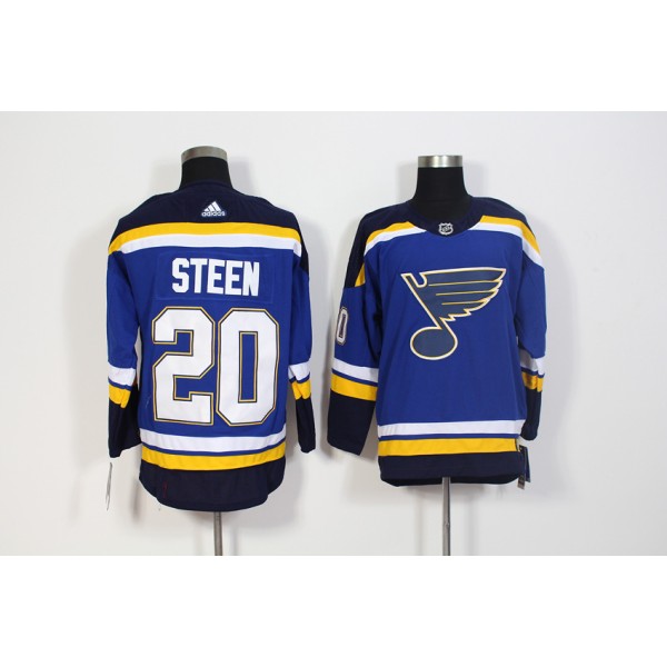 Adidas St. Louis Blues #20 Alexander Steen Blue Stitched Jersey