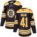 Boston Bruins #41 Jaroslav Halak Black Stitched Jersey