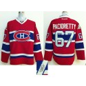 Canadiens #67 Max Pacioretty Red Autographed Stitched Jersey