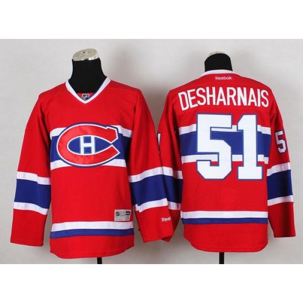 Canadiens #51 David Desharnais Red New CH Stitched Jersey