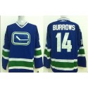 Canucks #14 Alexandre Burrows Stitched Blue Third Jersey