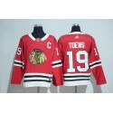 Chicago Blackhawks #19 Jonathan Toews Red Adidas Stitched Jersey