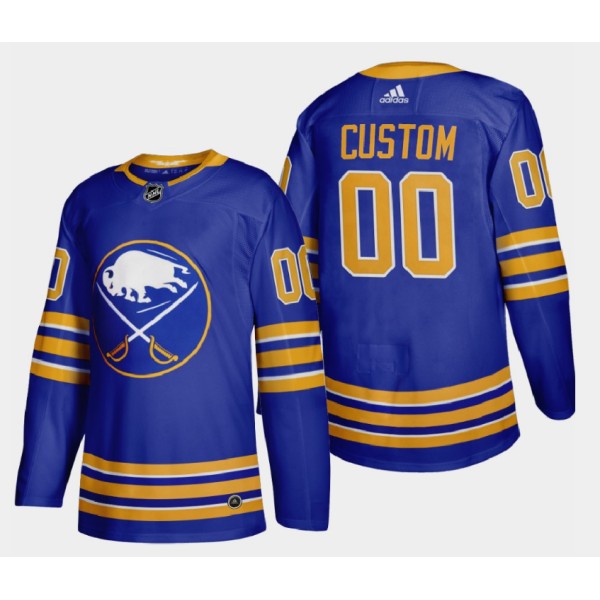 Adidas Buffalo Sabres Custom 2019 NHL Blue Stitched Jersey