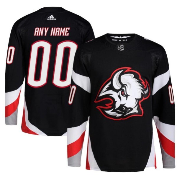 Buffalo Sabres Custom Black Stitched Jersey