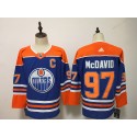 Edmonton Oilers #97 Connor McDavid Royal Blue Stitched Adidas Jersey